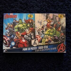 Marvel Avengers Prime 3D Puzzle Set - Red, Green, Blue
